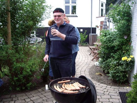 Grillmester Karsten Hansen.